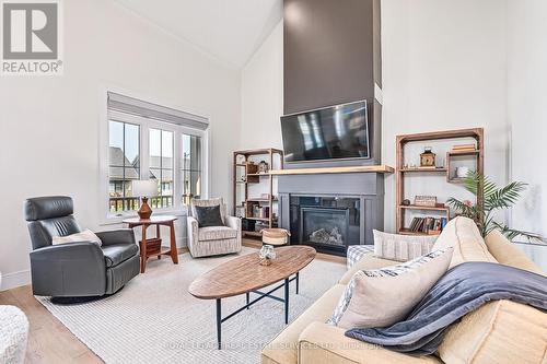 337 Yellow Birch Crescent, Blue Mountains, ON - Indoor Photo Showing Living Room With Fireplace