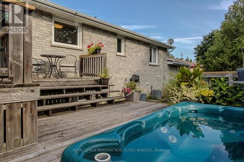 18 Ilona Court, Brant, ON - Outdoor With In Ground Pool