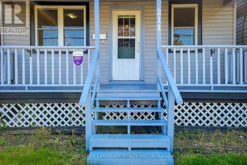 214 Mcanulty Boulevard, Hamilton (Crown Point), ON - Outdoor With Deck Patio Veranda With Facade