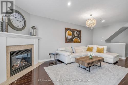 260 Fall Fair Way, Hamilton (Binbrook), ON - Indoor Photo Showing Living Room With Fireplace