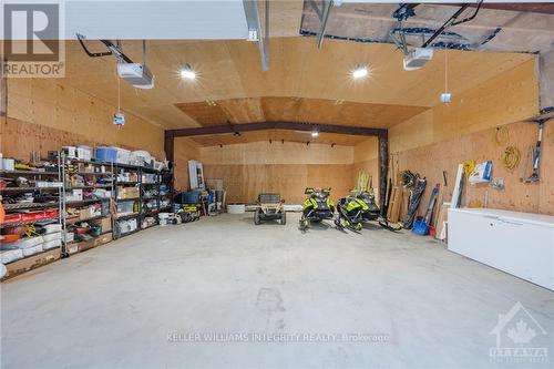 314 Maberly Station Road, Tay Valley, ON - Indoor Photo Showing Garage