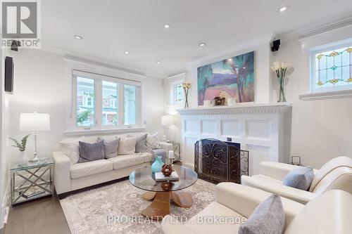 37 Kingsmount Park Road, Toronto, ON - Indoor Photo Showing Living Room With Fireplace