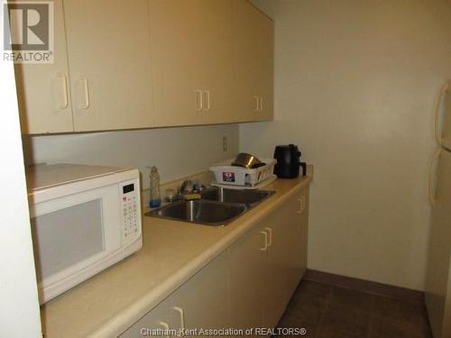 150 Park Avenue East Unit# 302, Chatham, ON - Indoor Photo Showing Kitchen With Double Sink