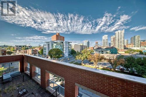 306, 1320 1 Street Se, Calgary, AB - Outdoor With Balcony With View