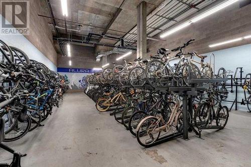 Bike storage room - 306, 1320 1 Street Se, Calgary, AB - Indoor Photo Showing Garage