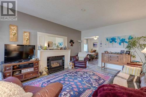 253 19 Avenue Ne, Calgary, AB - Indoor Photo Showing Living Room With Fireplace