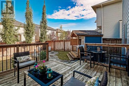 18 Chaparral Valley Place Se, Calgary, AB - Outdoor With Deck Patio Veranda With Exterior