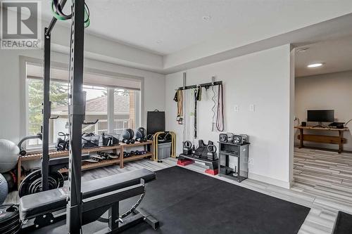 3830 Centre A Street Ne, Calgary, AB - Indoor Photo Showing Gym Room