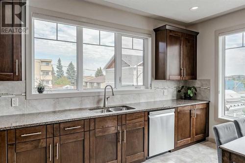 3830 Centre A Street Ne, Calgary, AB - Indoor Photo Showing Kitchen With Double Sink