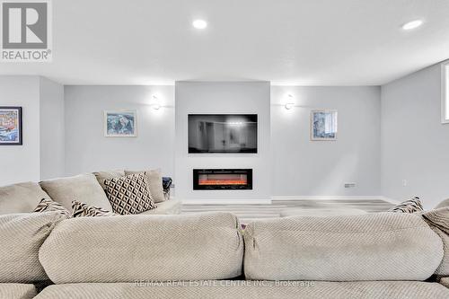 46 Rea Drive, Centre Wellington (Fergus), ON - Indoor Photo Showing Living Room With Fireplace