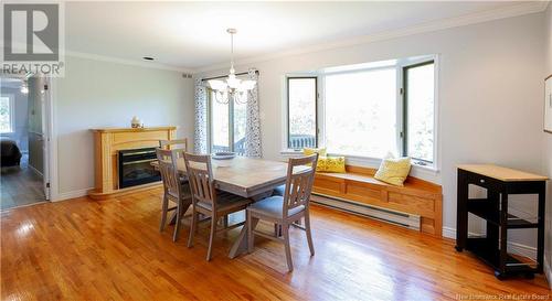 5 Westmount Drive, Saint John, NB - Indoor Photo Showing Dining Room With Fireplace