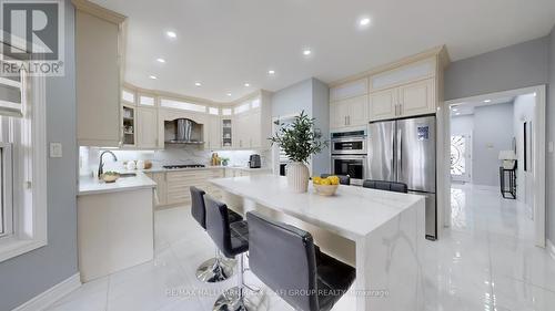 54 Brasswinds Court, Vaughan, ON - Indoor Photo Showing Kitchen With Stainless Steel Kitchen With Upgraded Kitchen