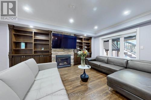 1564 Pinery Crescent, Oakville, ON - Indoor Photo Showing Living Room With Fireplace