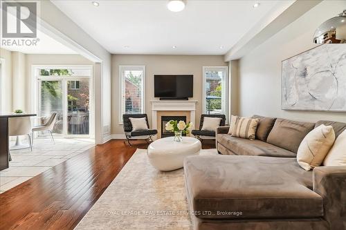 2254 Kwinter Road, Oakville, ON - Indoor Photo Showing Living Room With Fireplace