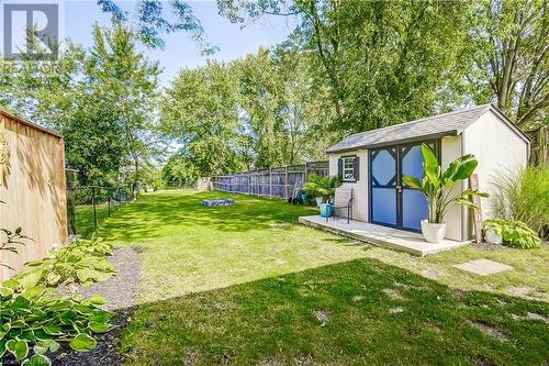 Garden Shed - 8057 Aintree Drive, Niagara Falls, ON - Outdoor With Backyard