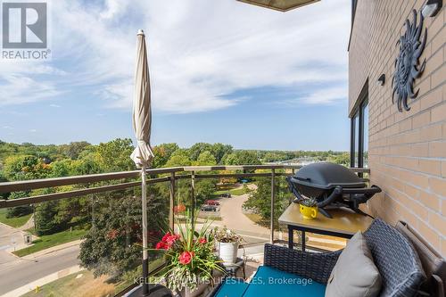 Dining room balcony - 501 - 19 King Street, London, ON - Outdoor With Balcony With View With Exterior