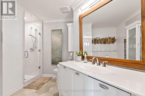 Ensuite bathroom for primary bedroom - 501 - 19 King Street, London, ON - Indoor Photo Showing Bathroom