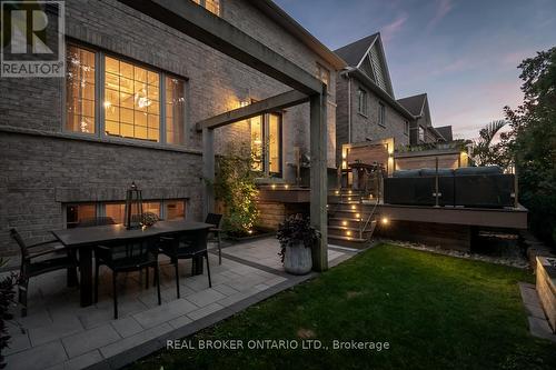 304 Mcgibbon Drive, Milton, ON - Outdoor With Fireplace With Deck Patio Veranda