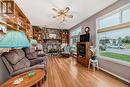 16 Cameron Crescent, Red Deer, AB  - Indoor Photo Showing Living Room With Fireplace 