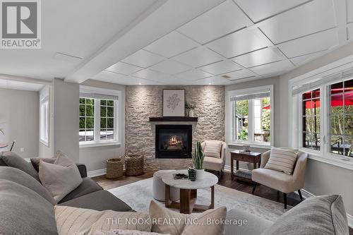 28 Coach Crescent, Whitby (Taunton North), ON - Indoor Photo Showing Living Room With Fireplace