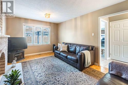 2 Ballycastle Crescent, Brampton, ON - Indoor Photo Showing Living Room With Fireplace