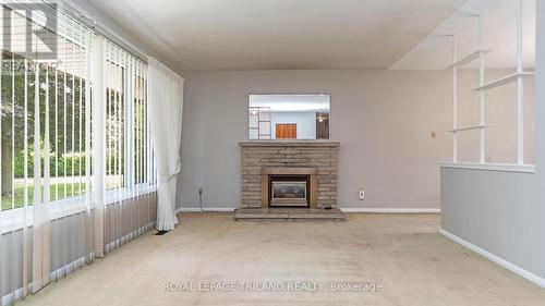 1195 Farnsborough Crescent, London, ON - Indoor With Fireplace