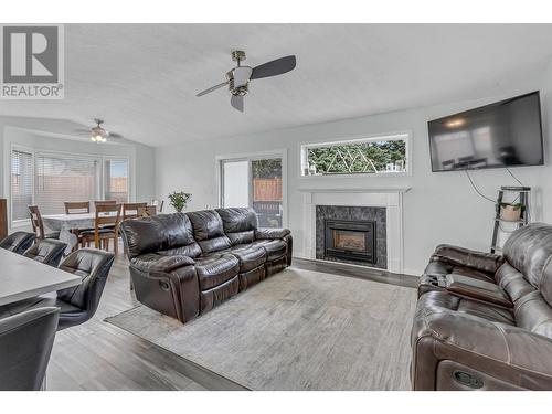 6268 Dawson Road, Prince George, BC - Indoor Photo Showing Living Room With Fireplace