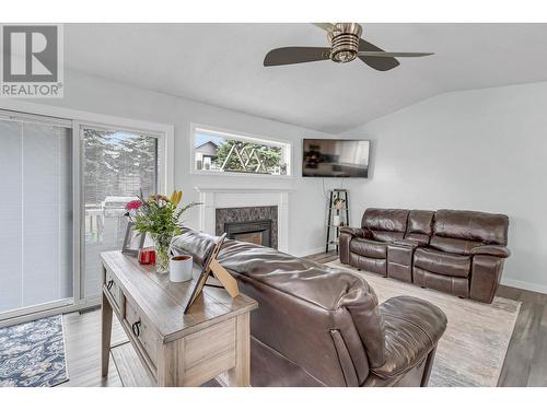 6268 Dawson Road, Prince George, BC - Indoor Photo Showing Living Room With Fireplace