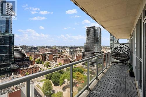 2214 - 352 Front Street W, Toronto (Waterfront Communities), ON - Outdoor With Balcony With View With Exterior