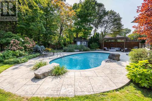 21 Sifton Court, Toronto, ON - Outdoor With In Ground Pool With Backyard