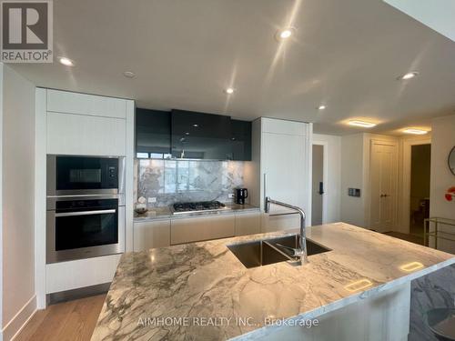 208 - 118 Merchants' Wharf, Toronto, ON - Indoor Photo Showing Kitchen With Double Sink With Upgraded Kitchen