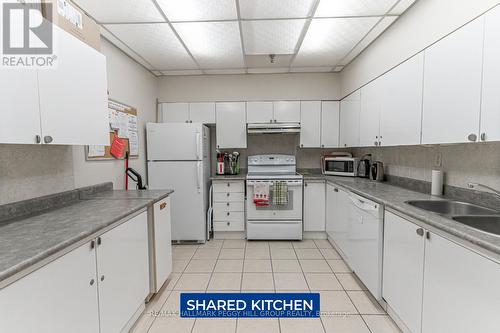 206 - 181 Collier Street, Barrie, ON - Indoor Photo Showing Kitchen With Double Sink