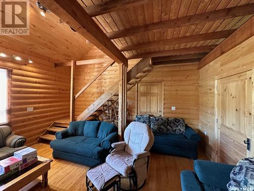 Rockglen Log Cabin, Poplar Valley Rm No. 12, SK - Indoor Photo Showing Living Room