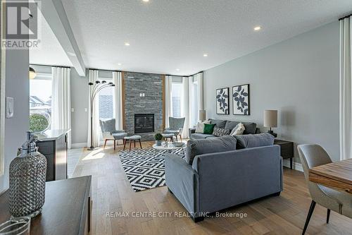 1255 Emma Chase Drive, London, ON - Indoor Photo Showing Living Room With Fireplace