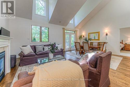 14 - 2141 Caroline Street, Burlington (Brant), ON - Indoor Photo Showing Living Room With Fireplace