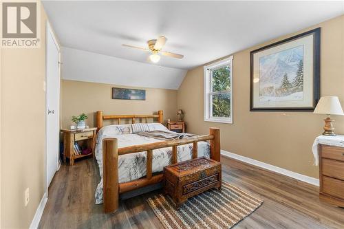 Primary bedroom, used to be 2 rooms. - 5258 Murphy Road, Calabogie, ON - Indoor Photo Showing Bedroom