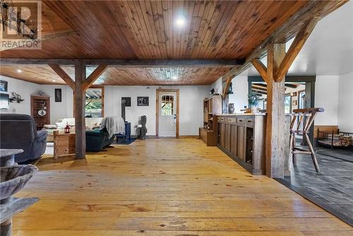 Flex space. Door to porch. - 5258 Murphy Road, Calabogie, ON - Indoor Photo Showing Other Room