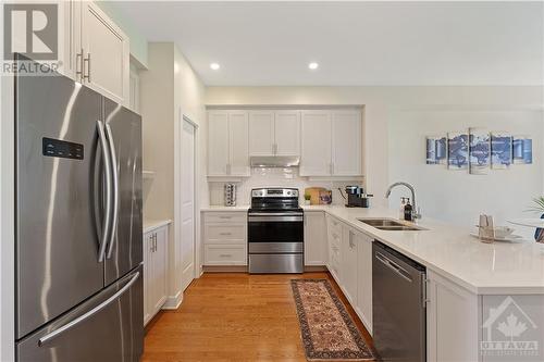 Kitchen with Stainless Steel - 4935 Abbott Street E, Ottawa, ON - Indoor Photo Showing Kitchen With Double Sink