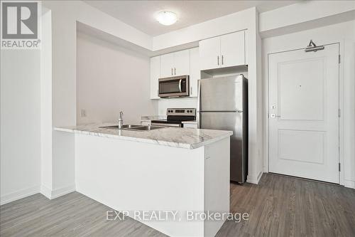 308 - 450 Dundas Street E, Hamilton (Waterdown), ON - Indoor Photo Showing Kitchen With Stainless Steel Kitchen With Double Sink