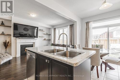 11 Mcwatters Street, Hamilton, ON - Indoor Photo Showing Kitchen With Double Sink