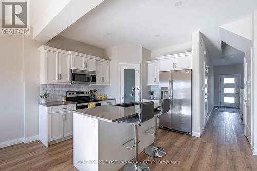 11 - 17 Nicholson Street N, Lucan Biddulph (Lucan), ON - Indoor Photo Showing Kitchen With Stainless Steel Kitchen With Upgraded Kitchen