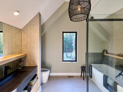 Ensuite bathroom - 93 Ch. Au Pied-De-La-Côte, Saint-Donat, QC - Indoor Photo Showing Bathroom