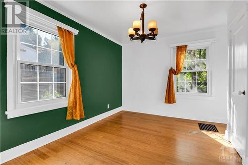 Dining room with view to gorgeous backyard - 120 Queen Mary Street, Ottawa, ON - Indoor Photo Showing Other Room