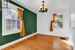 Dining room with view to gorgeous backyard - 