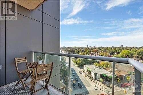 1227 Wellington Street Unit#803, Ottawa, ON - Outdoor With Balcony With View