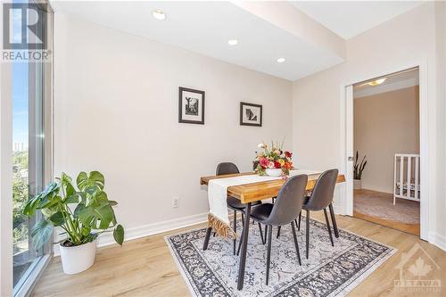 1227 Wellington Street Unit#803, Ottawa, ON - Indoor Photo Showing Dining Room