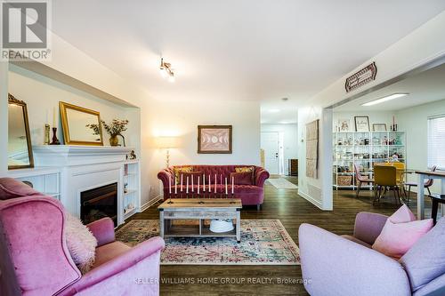 38 Grassyplain Drive, Hamilton, ON - Indoor Photo Showing Living Room With Fireplace