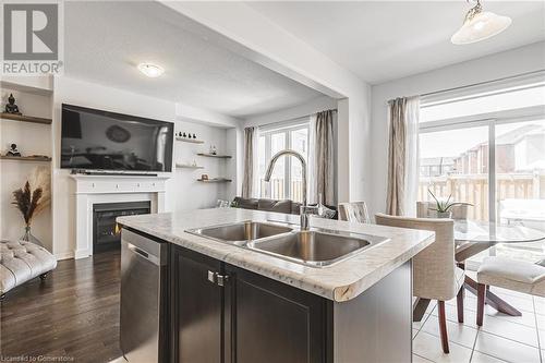 11 Mcwatters Street, Binbrook, ON - Indoor Photo Showing Kitchen With Double Sink