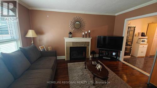 650 Old Weston Road, Toronto, ON - Indoor Photo Showing Living Room With Fireplace