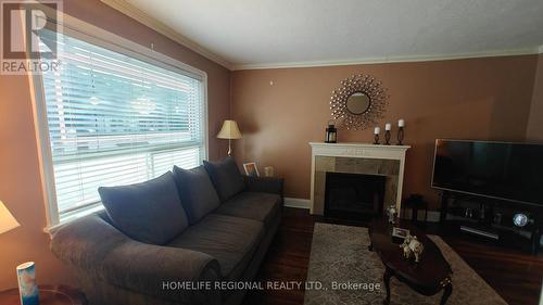 650 Old Weston Road, Toronto, ON - Indoor Photo Showing Living Room With Fireplace